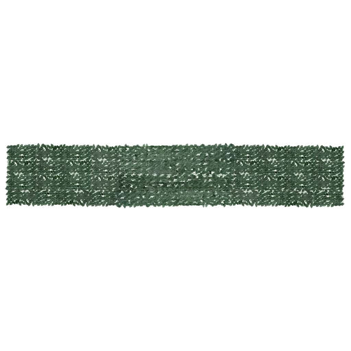 Paravan de balcon, frunze verde închis, 600x100 cm - WALTI WALTI