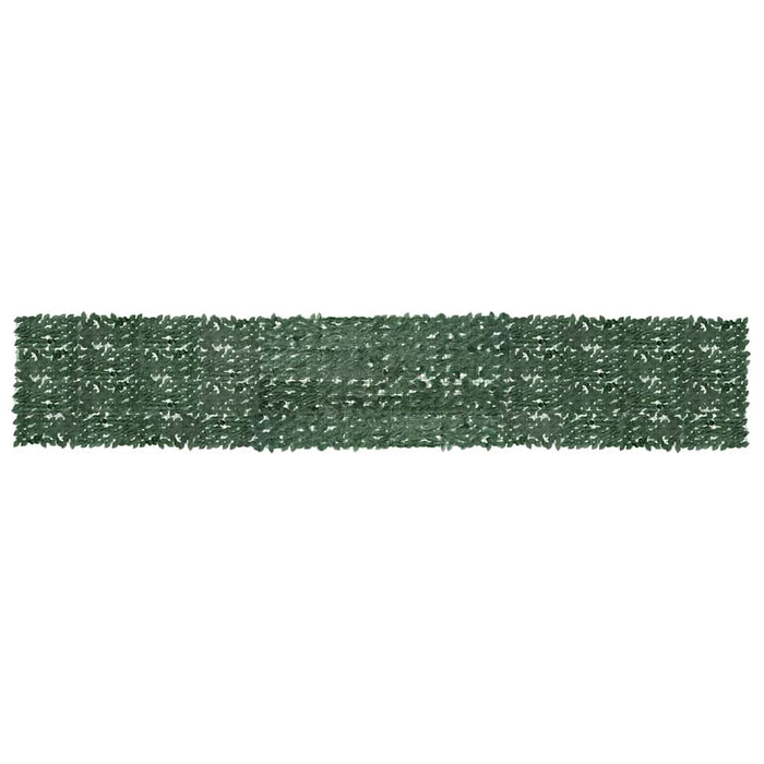 Paravan de balcon, frunze verde închis, 600x100 cm WALTI