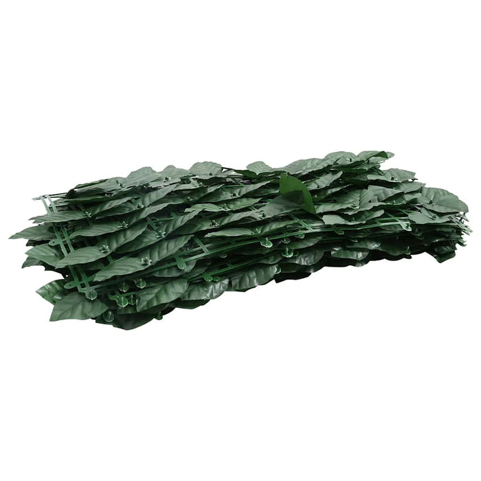 Paravan de balcon, frunze verde închis, 600x100 cm WALTI