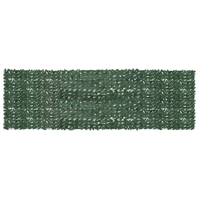 Paravan de balcon, frunze verde închis, 500x150 cm WALTI
