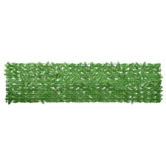 Paravan de balcon, frunze verzi, 300x75 cm WALTI