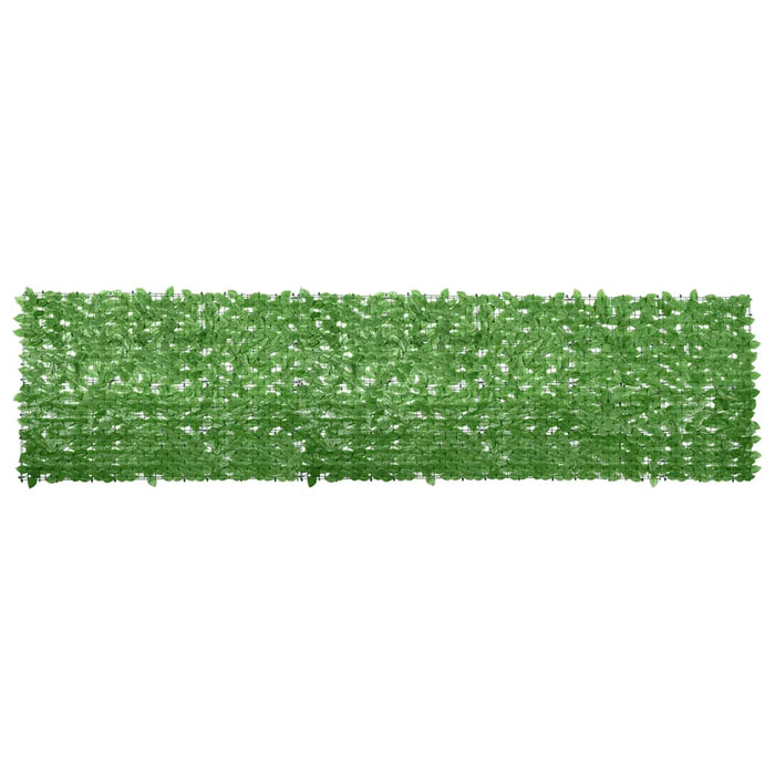 Paravan de balcon, frunze verzi, 400x100 cm WALTI