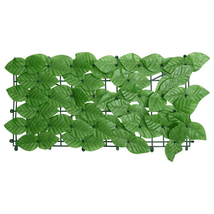 Paravan de balcon, frunze verzi, 400x100 cm WALTI