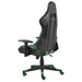 Scaun de jocuri pivotant, verde, PVC - WALTI WALTI