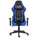 Scaun de jocuri pivotant, albastru, PVC - WALTI WALTI