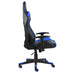 Scaun de jocuri pivotant, albastru, PVC - WALTI WALTI