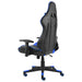Scaun de jocuri pivotant, albastru, PVC - WALTI WALTI