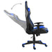 Scaun de jocuri pivotant, albastru, PVC - WALTI WALTI