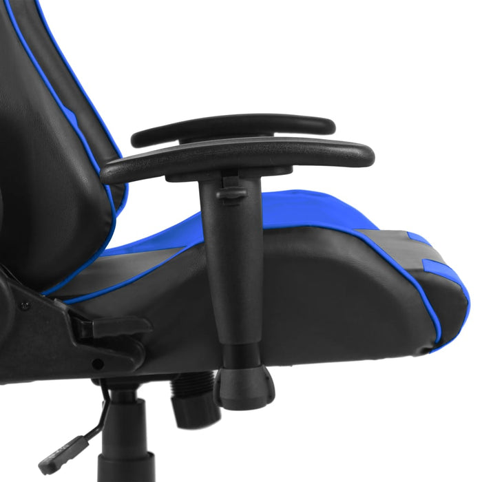 Scaun de jocuri pivotant, albastru, PVC - WALTI WALTI