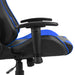 Scaun de jocuri pivotant, albastru, PVC - WALTI WALTI