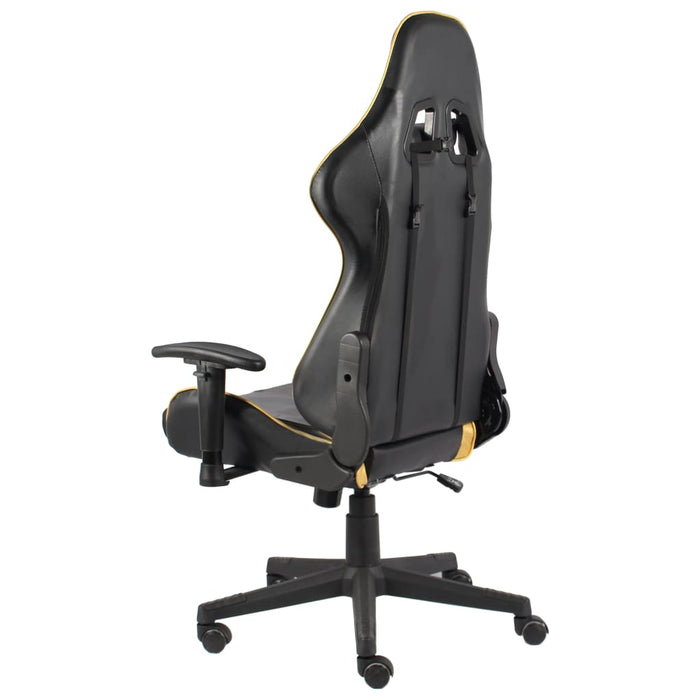 Scaun de jocuri pivotant, auriu, PVC - WALTI WALTI