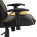 Scaun de jocuri pivotant, auriu, PVC - WALTI WALTI