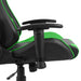 Scaun de jocuri pivotant, verde, PVC - WALTI WALTI