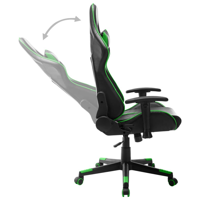 Scaun de jocuri, negru și verde, piele artificială - WALTI WALTI