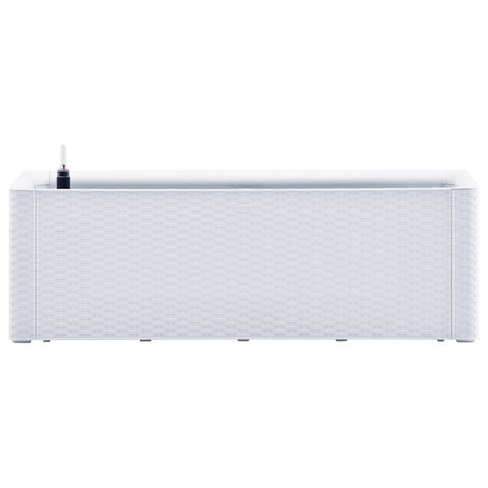 Strat înălțat grădină cu sistem auto-udare, alb, 100x43x33 cm - WALTI WALTI