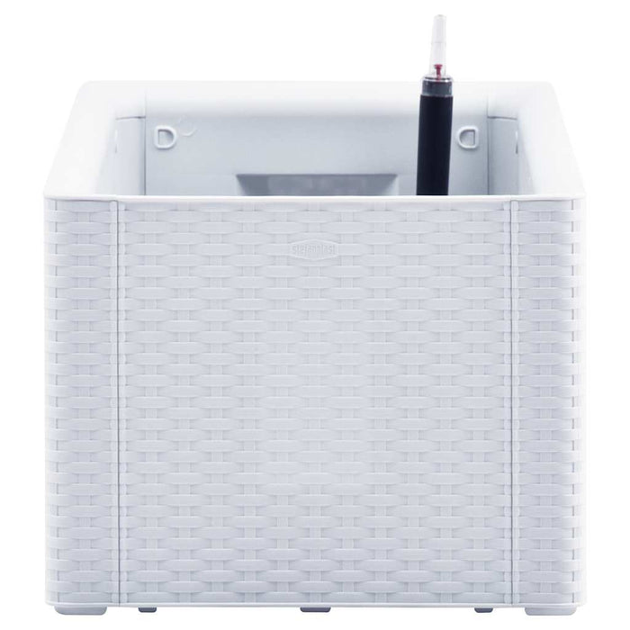 Strat înălțat grădină cu sistem auto-udare, alb, 100x43x33 cm - WALTI WALTI