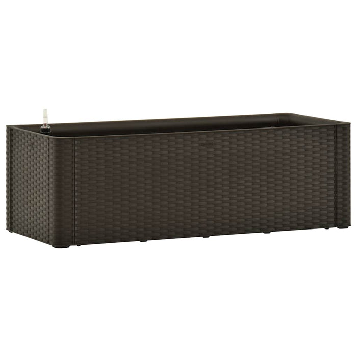 Strat înălțat grădină sistem automat udare cafeniu 100x43x33 cm - WALTI WALTI