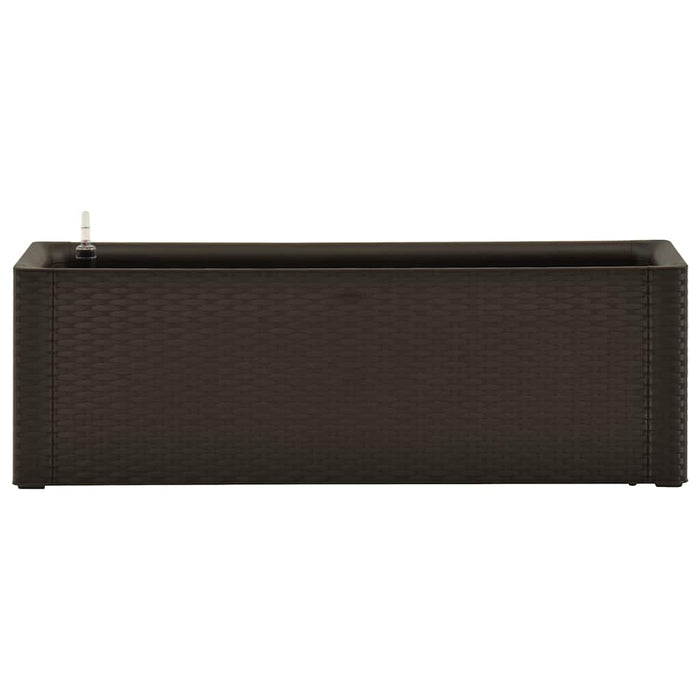 Strat înălțat grădină sistem automat udare cafeniu 100x43x33 cm - WALTI WALTI