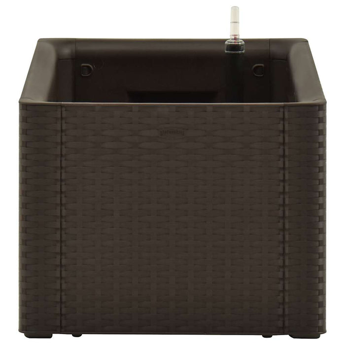 Strat înălțat grădină sistem automat udare cafeniu 100x43x33 cm - WALTI WALTI