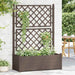 Jardinieră de grădină cu spalier, cafeniu, 100 x 43 x 142 cm PP - WALTI WALTI