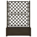 Jardinieră de grădină cu spalier, cafeniu, 100 x 43 x 142 cm PP - WALTI WALTI