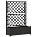Jardinieră de grădină cu spalier, antracit, 100x43x142, PP - WALTI WALTI