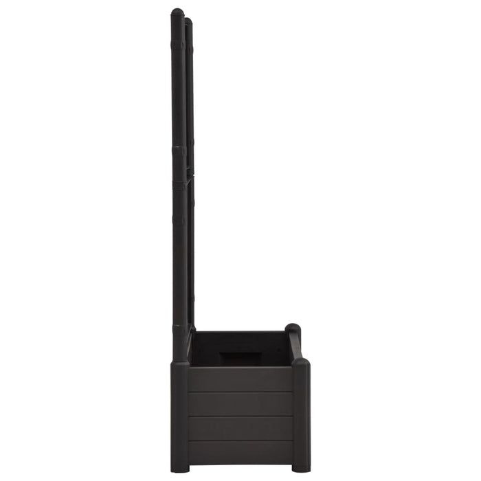 Jardinieră de grădină cu spalier, antracit, 100x43x142, PP - WALTI WALTI