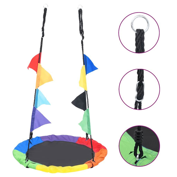 Leagăn cu steaguri curcubeu 100 cm - WALTI WALTI