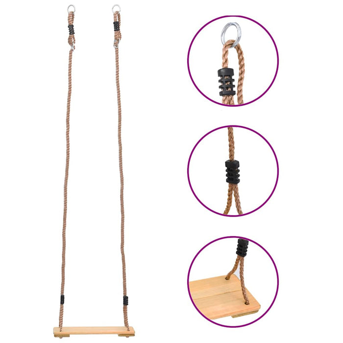 Leagăn de scândură, 200 cm, lemn masiv de pin - WALTI WALTI