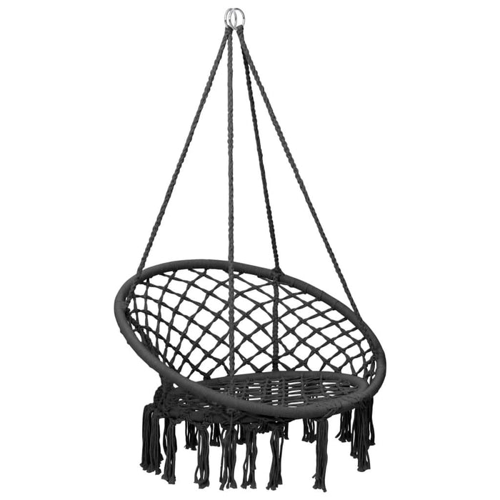 Scaun balansoar hamac, antracit, 80 cm - WALTI WALTI