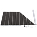 Panou de gard, negru, 95 x (105-180) cm, WPC - WALTI WALTI