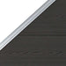 Panou de gard, negru, 95 x (105-180) cm, WPC - WALTI WALTI
