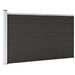 Set de panouri de gard, negru, 175x105 cm, WPC - WALTI WALTI