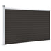 Set de panouri de gard, negru, 175x105 cm, WPC - WALTI WALTI