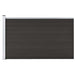 Set de panouri de gard, negru, 175x105 cm, WPC - WALTI WALTI
