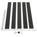 Set de panouri de gard, negru, 175x105 cm, WPC - WALTI WALTI