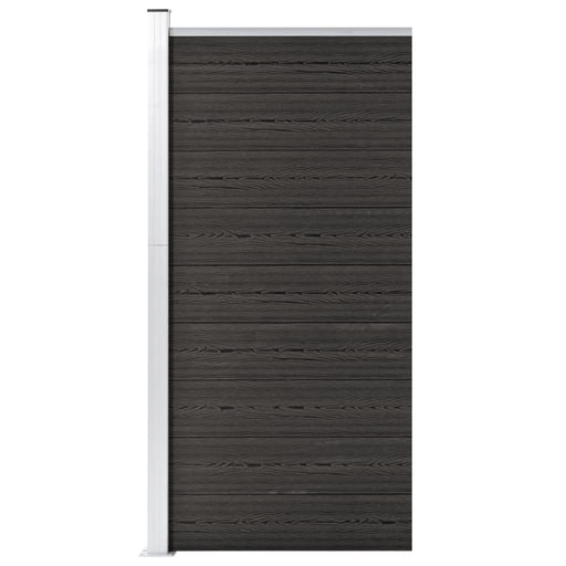Panou de gard, gri, 95x186 cm, WPC - WALTI WALTI