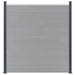 Stâlpi de gard, 2 buc., gri închis, 185 cm, aluminiu - WALTI WALTI