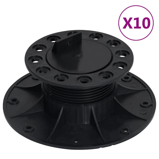 Picioare pentru podea reglabile, 10 buc., 60-88 mm - WALTI WALTI
