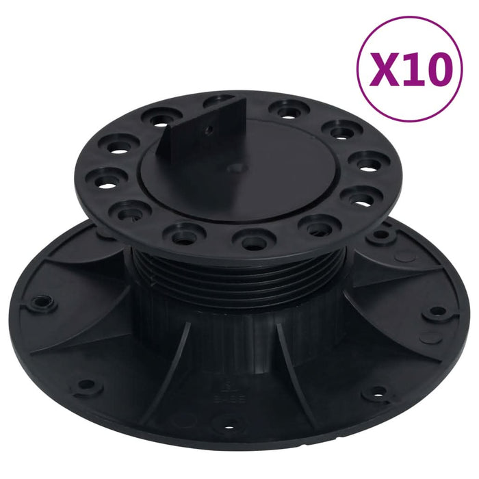 Picioare pentru podea reglabile, 10 buc., 60-88 mm - WALTI WALTI