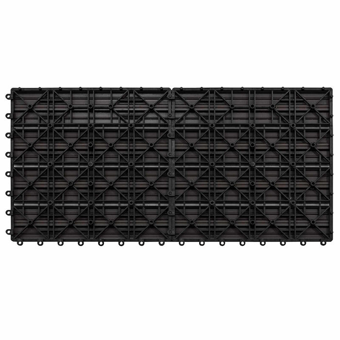 Plăci pentru Deck 6 pcs Maro închis 60 x 30 cm Lemn compozit - WALTI WALTI