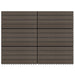 Plăci pentru Deck 6 pcs Maro închis 60 x 30 cm Lemn compozit - WALTI WALTI