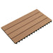 Plăci pentru Deck 6 pcs Maro 60 x 30 cm Lemn compozit - WALTI WALTI