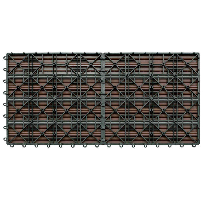 Plăci pentru Deck 6 pcs Maro 60 x 30 cm Lemn compozit - WALTI WALTI