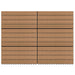 Plăci pentru Deck 6 pcs Maro 60 x 30 cm Lemn compozit - WALTI WALTI