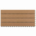Plăci pentru Deck 6 pcs Maro 60 x 30 cm Lemn compozit - WALTI WALTI