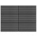 Placă de decking 6 pcs Negru 60 x 30 cm Lemn compozit - WALTI WALTI