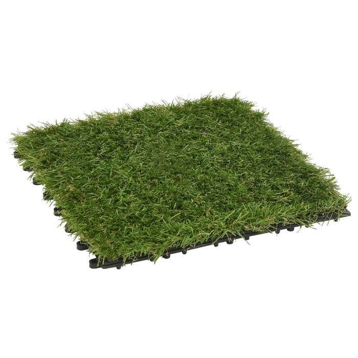 Plăci de iarbă artificială, 11 buc, verde, 30x30 cm - WALTI WALTI