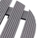 Suporturi de plante cu role, 2 buc., gri, Ø30x7,5 cm, WPC - WALTI WALTI