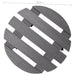 Suporturi de plante cu role, 2 buc., gri, Ø30x7,5 cm, WPC - WALTI WALTI